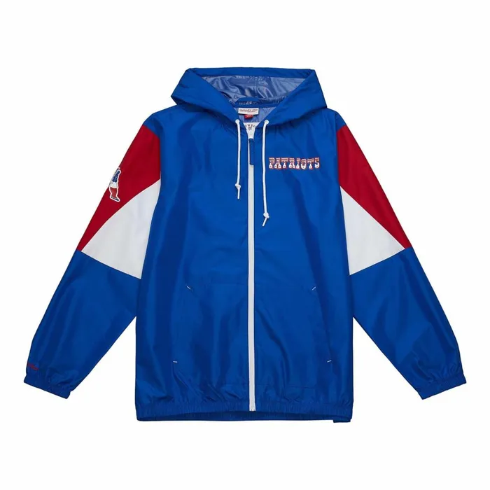 Men039s Jackets and Outerwear Mitchell and Ness Throw It Back Full Zip Windbreaker New England Patriots Men039s Jackets and Outerwear Mitchell and Ness Throw It Back Full Zip Windbreaker New England Patriots