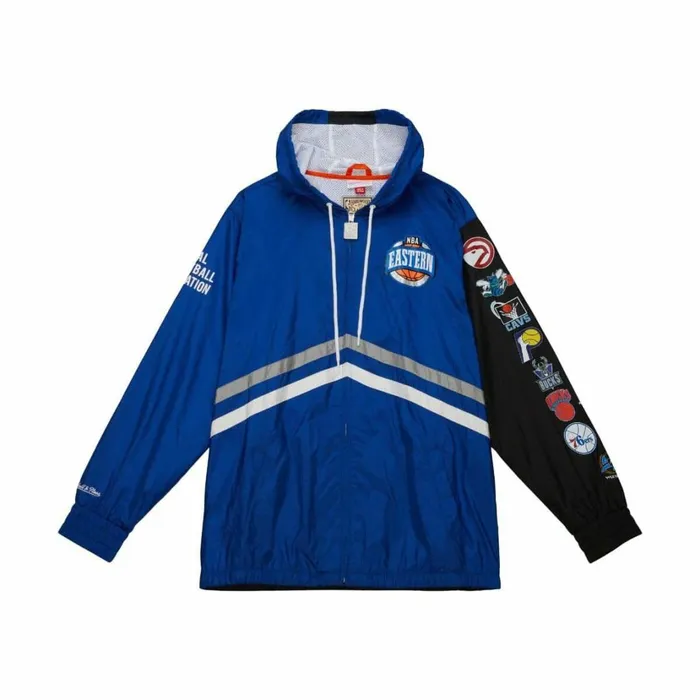 Men039s Jackets and Outerwear Mitchell and Ness Undeniable Full Zip Windbreaker All Star East Men039s Jackets and Outerwear Mitchell and Ness Undeniable Full Zip Windbreaker All Star East