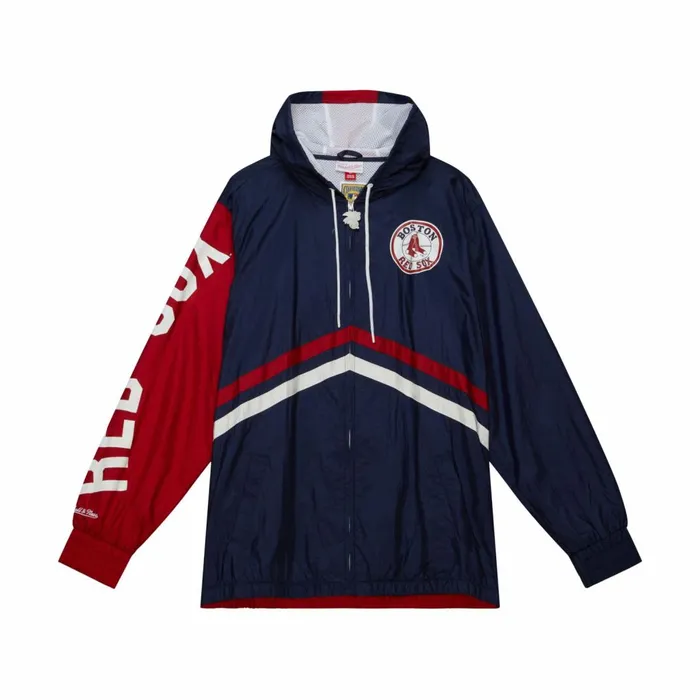 Men039s Jackets and Outerwear Mitchell and Ness Undeniable Full Zip Windbreaker Boston Red Sox Men039s Jackets and Outerwear Mitchell and Ness Undeniable Full Zip Windbreaker Boston Red Sox
