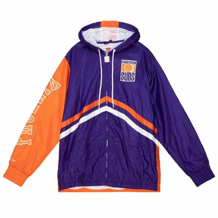 Men039s Jackets and Outerwear Mitchell and Ness Undeniable Full Zip Windbreaker Phoenix Suns Men039s Jackets and Outerwear Mitchell and Ness Undeniable Full Zip Windbreaker Phoenix Suns