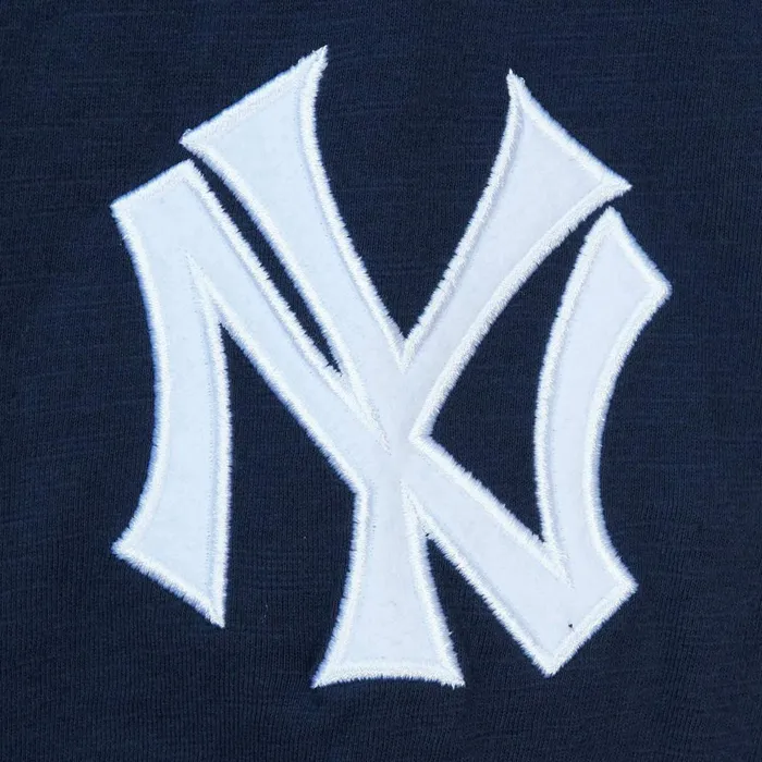 Men039s MLB Mitchell and Ness Legendary Slub Long Sleeve Hoodie New York Yankees Men039s MLB Mitchell and Ness Legendary Slub Long Sleeve Hoodie New York Yankees