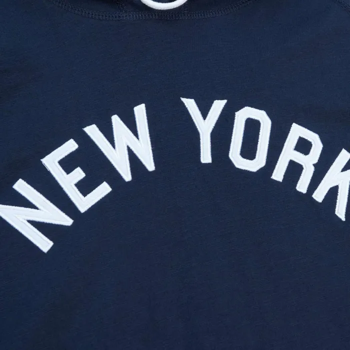 Men039s MLB Mitchell and Ness Legendary Slub Long Sleeve Hoodie New York Yankees Men039s MLB Mitchell and Ness Legendary Slub Long Sleeve Hoodie New York Yankees