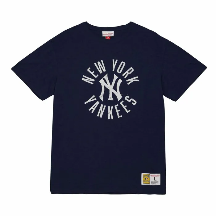Men039s MLB Mitchell and Ness Legendary Slub SS Tee New York Yankees