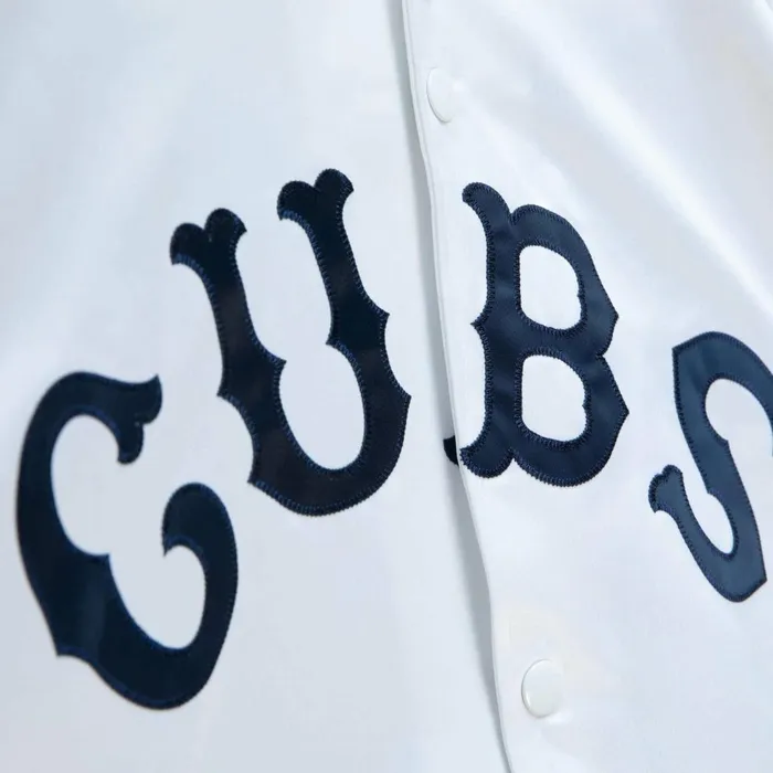 Men039s MLB Mitchell and Ness Lightweight Satin Jacket Chicago Cubs Men039s MLB Mitchell and Ness Lightweight Satin Jacket Chicago Cubs