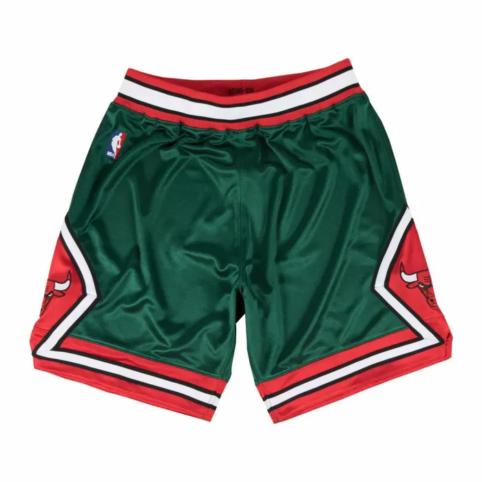 Men039s NBA Authentic Mitchell and Ness Authentic Shorts Chicago Bulls Green Week 200809 Men039s NBA Authentic Mitchell and Ness Authentic Shorts Chicago Bulls Green Week 200809