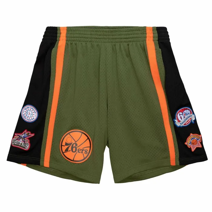 Men039s NBA Swingman Mitchell and Ness Flight Swingman Philadelphia 76ers 199697 Shorts Men039s NBA Swingman Mitchell and Ness Flight Swingman Philadelphia 76ers 199697 Shorts