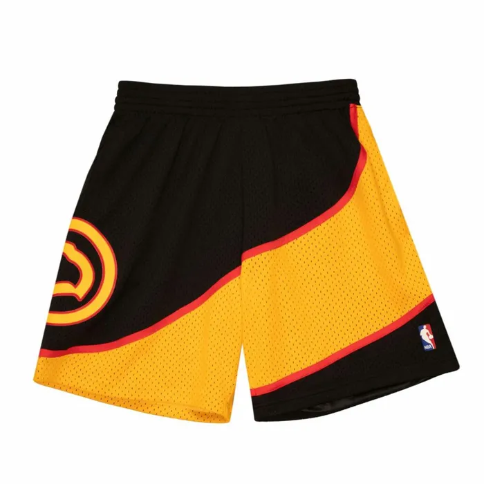 Men039s NBA Swingman Mitchell and Ness Swingman Atlanta Hawks 1986 Shorts