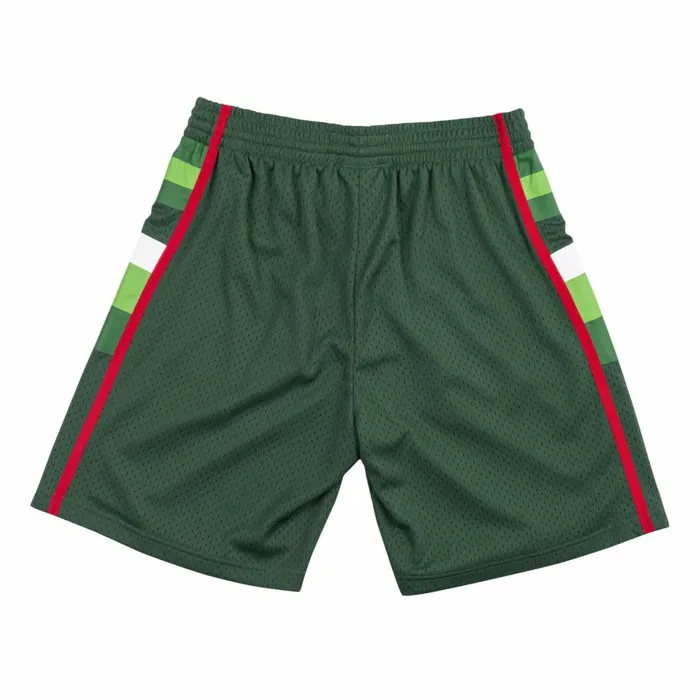 Men039s NBA Swingman Mitchell and Ness Swingman Shorts Milwaukee Bucks Road 198384 Men039s NBA Swingman Mitchell and Ness Swingman Shorts Milwaukee Bucks Road 198384