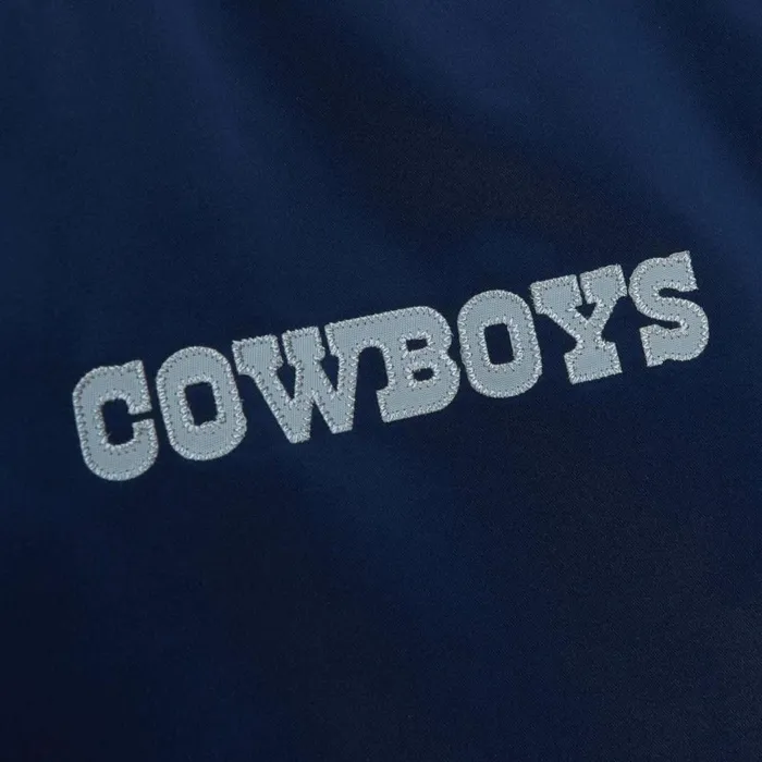 Men039s NFL Mitchell and Ness Heavyweight Satin Jacket Dallas Cowboys