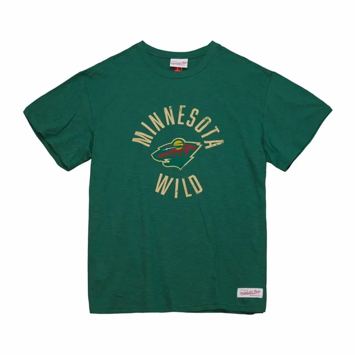 Men039s NHL Mitchell and Ness Legendary Slub SS Tee Minnesota Wild