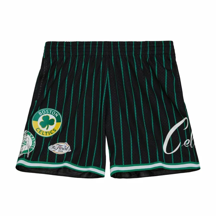 Men039s Shorts Mitchell and Ness City Collection Mesh Shorts Boston Celtics