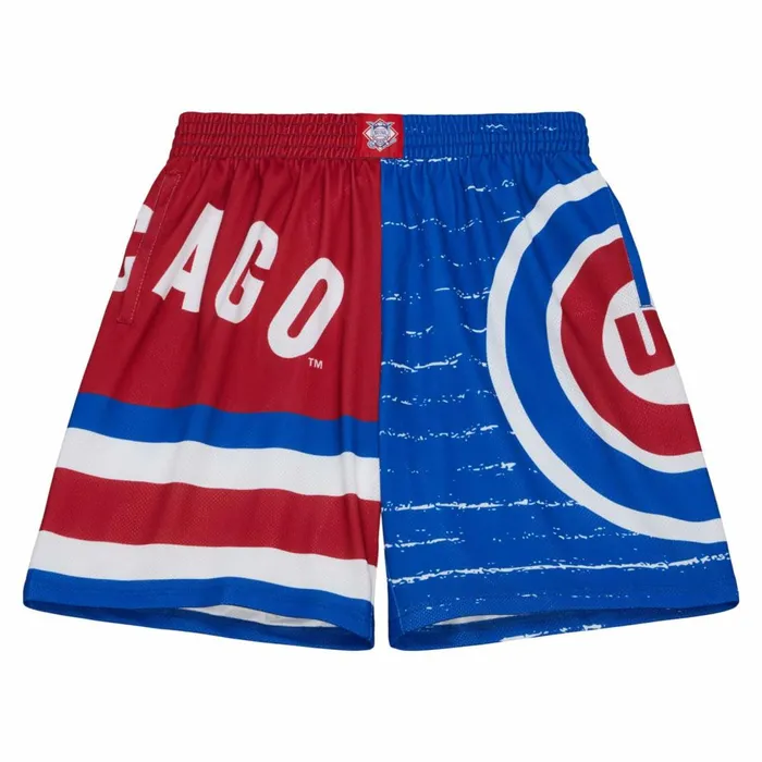 Men039s Shorts Mitchell and Ness Jumbotron 30 Shorts Chicago Cubs