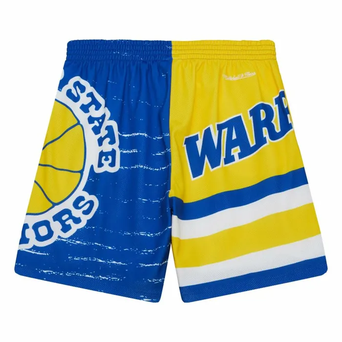 Men039s Shorts Mitchell and Ness Jumbotron 30 Shorts Golden State Warriors