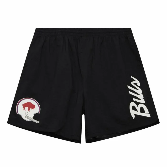 Men039s Shorts Mitchell and Ness Team Essentials Nylon Shorts Buffalo Bills