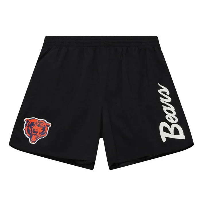 Men039s Shorts Mitchell and Ness Team Essentials Nylon Shorts Chicago Bears