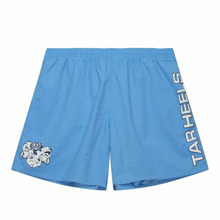 Men039s Shorts Mitchell and Ness Team Heritage Woven Short University Of North Carolina