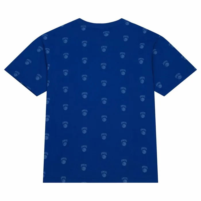 Men039s TShirts and Tops Mitchell and Ness AOP SS Top New York Knicks