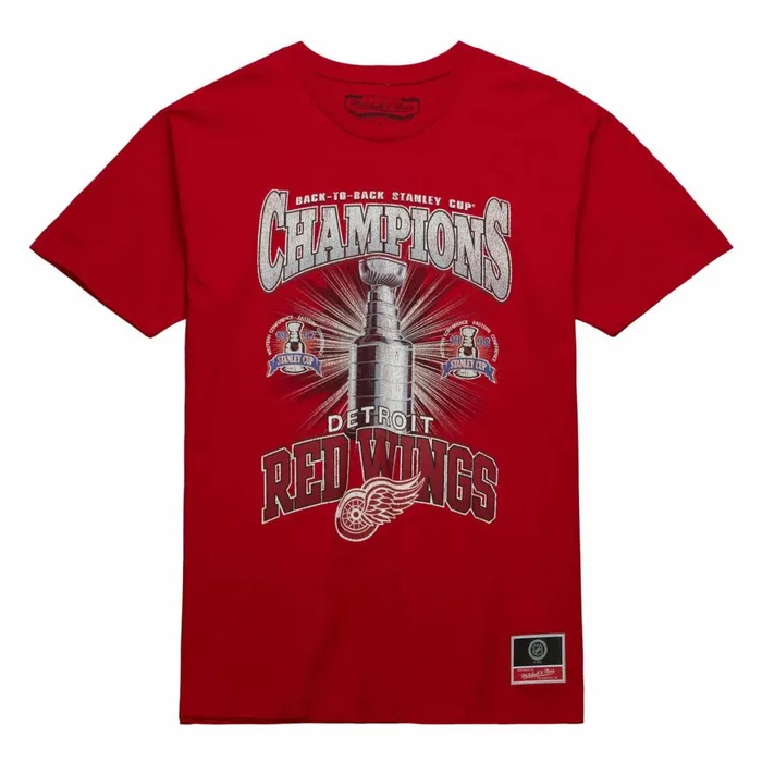 Men039s TShirts and Tops Mitchell and Ness Cup Chase Tee Detroit Red Wings