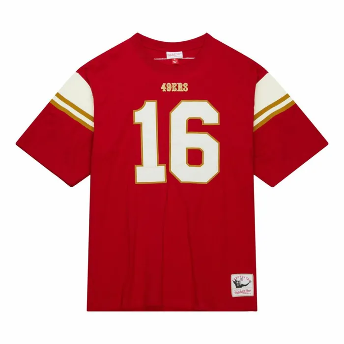 Men039s TShirts and Tops Mitchell and Ness Icon Premium NandN SS Tee San Francisco 49ers Joe Montana Men039s TShirts and Tops Mitchell and Ness Icon Premium NandN SS Tee San Francisco 49ers Joe Montana