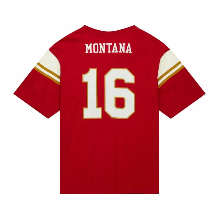 Men039s TShirts and Tops Mitchell and Ness Icon Premium NandN SS Tee San Francisco 49ers Joe Montana