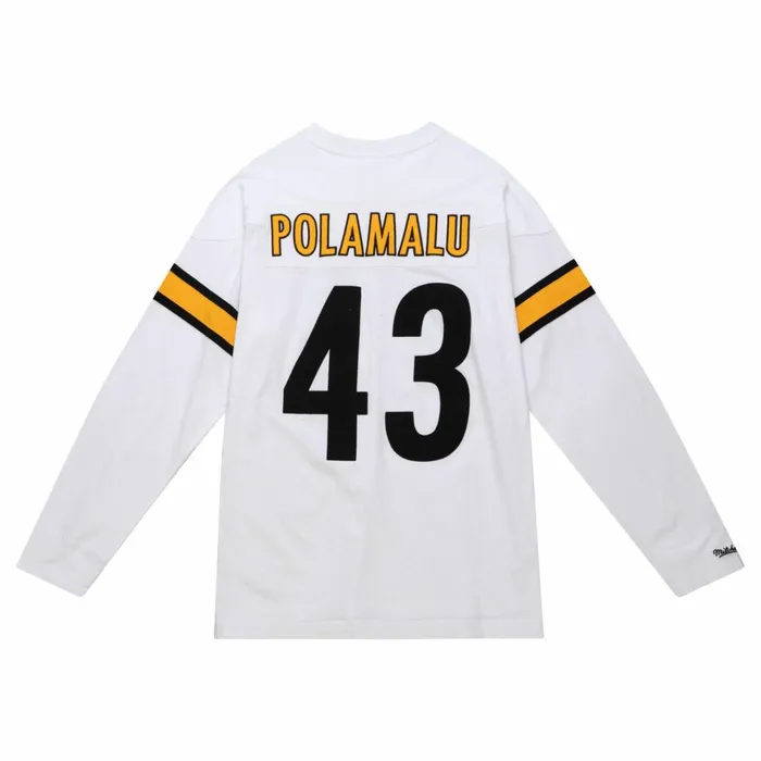 Men039s TShirts and Tops Mitchell and Ness NandN Longsleeve Tee Pittsburgh Steelers 2006 Troy Polamalu Men039s TShirts and Tops Mitchell and Ness NandN Longsleeve Tee Pittsburgh Steelers 2006 Troy Polamalu