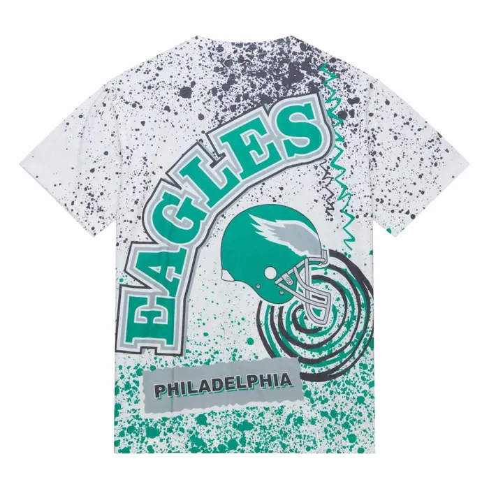 Men039s TShirts and Tops Mitchell and Ness Team Burst Sublimated SS Tee Philadelphia Eagles Men039s TShirts and Tops Mitchell and Ness Team Burst Sublimated SS Tee Philadelphia Eagles