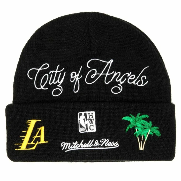 Men039sWomen039s Knit 154 Styles Mitchell and Ness Hyperlocal Knit Beanie HWC Los Angeles Lakers Men039sWomen039s Knit 154 Styles Mitchell and Ness Hyperlocal Knit Beanie HWC Los Angeles Lakers