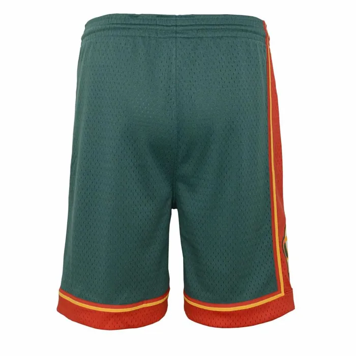Men039sYouth NBA Swingman Mitchell and Ness Swingman Seattle Supersonics Road 199596 Shorts Men039sYouth NBA Swingman Mitchell and Ness Swingman Seattle Supersonics Road 199596 Shorts
