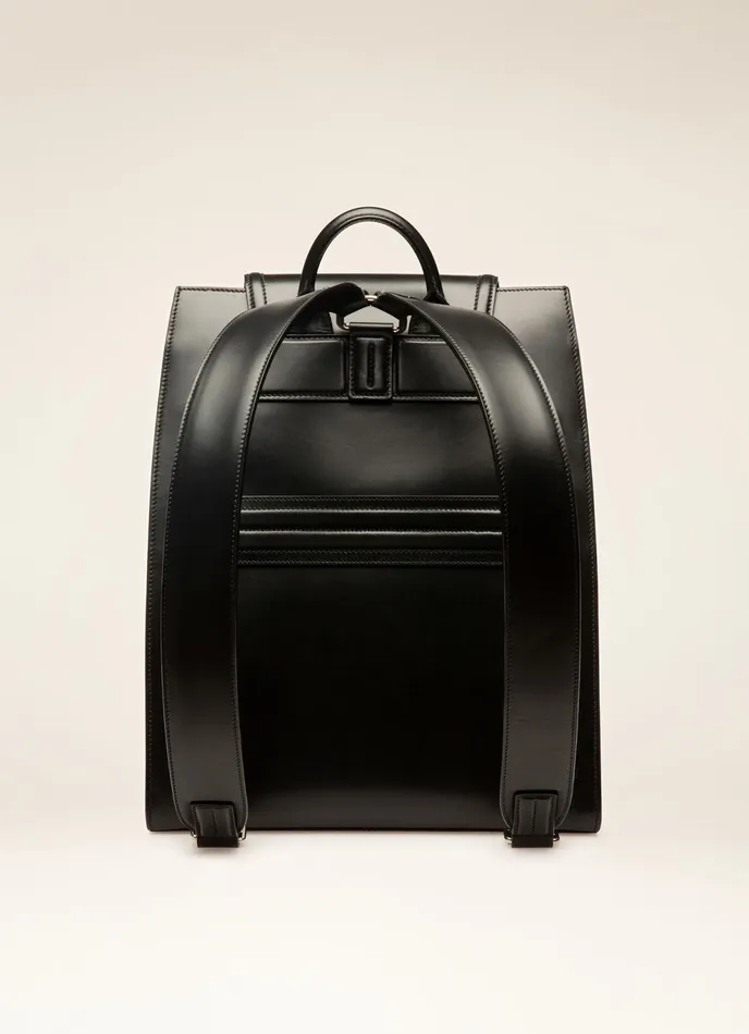 Men Bally Backpacks Shonny 8211 Leather Backpack In Black