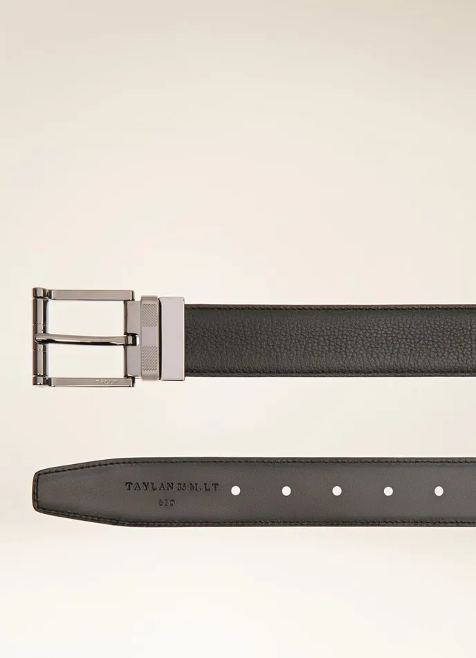 Men Bally Belts Taylan 8211 Leather 35mm Belt In Black