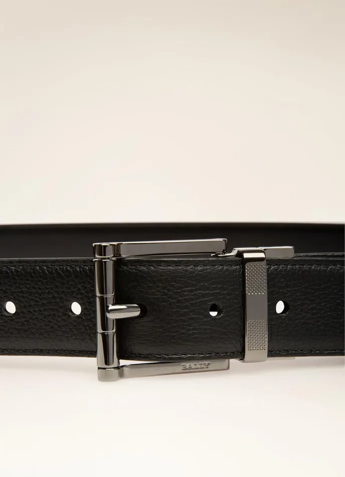 Men Bally Belts Taylan 8211 Leather 35mm Belt In Black