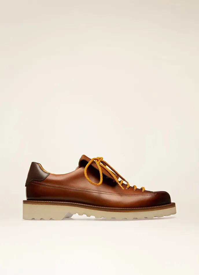 Men Bally LaceUps And Monks Norton 8211 Leather Derby Shoes In Brown