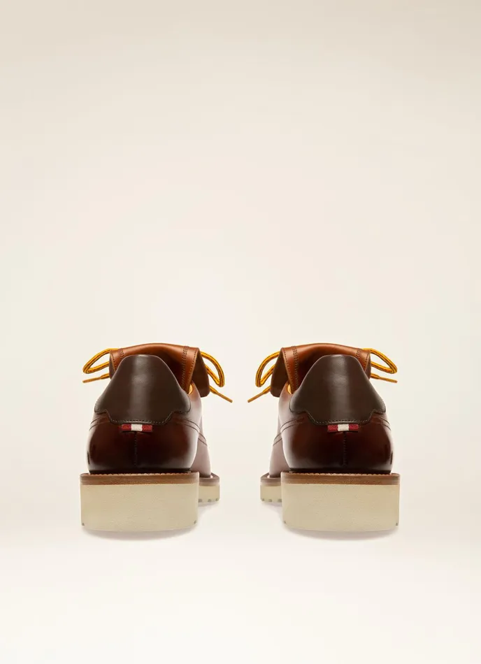 Men Bally LaceUps And Monks Norton 8211 Leather Derby Shoes In Brown