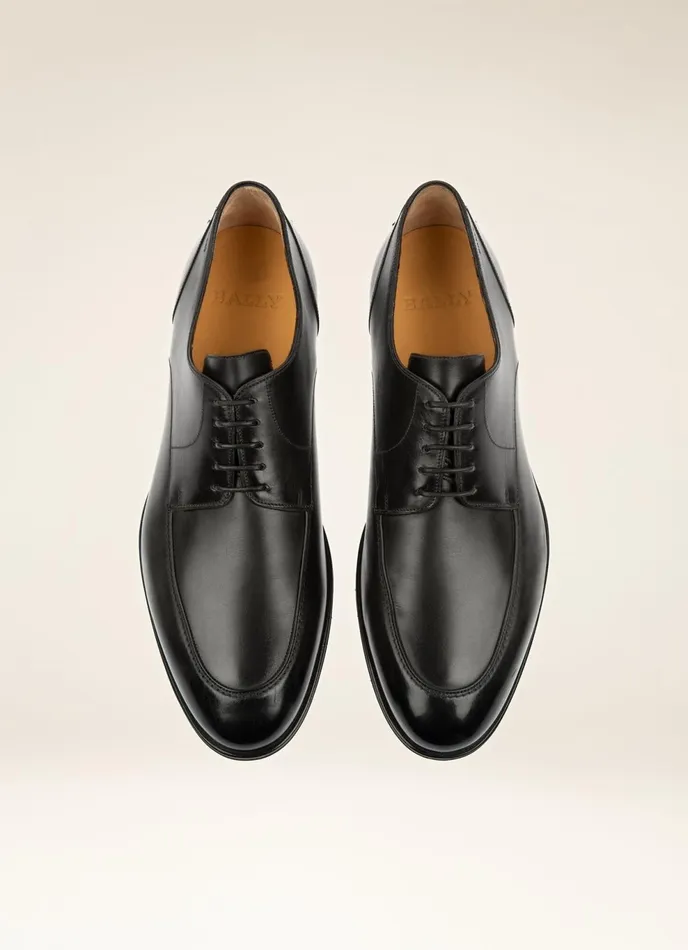 Men Bally LaceUps And Monks Wedmer 8211 Leather LaceUps In Black