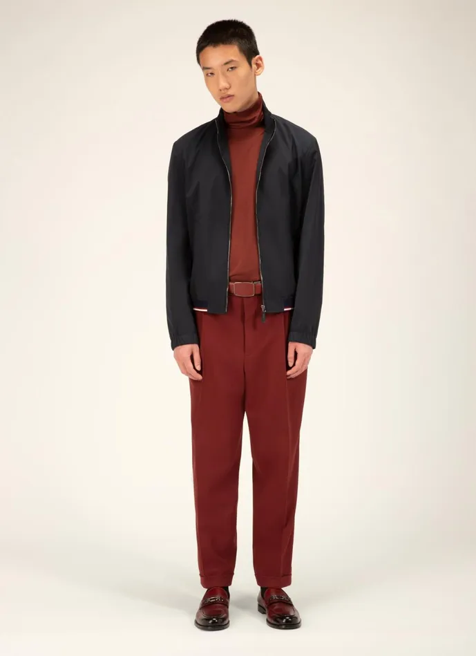 Men Bally Outerwear Bomber Jacket 8211 Bomber Outerwear In Navy