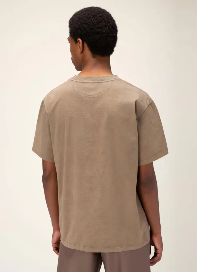 Men Bally Shirts And TShirts Embroidered TShirt 8211 Cotton Top In Brown