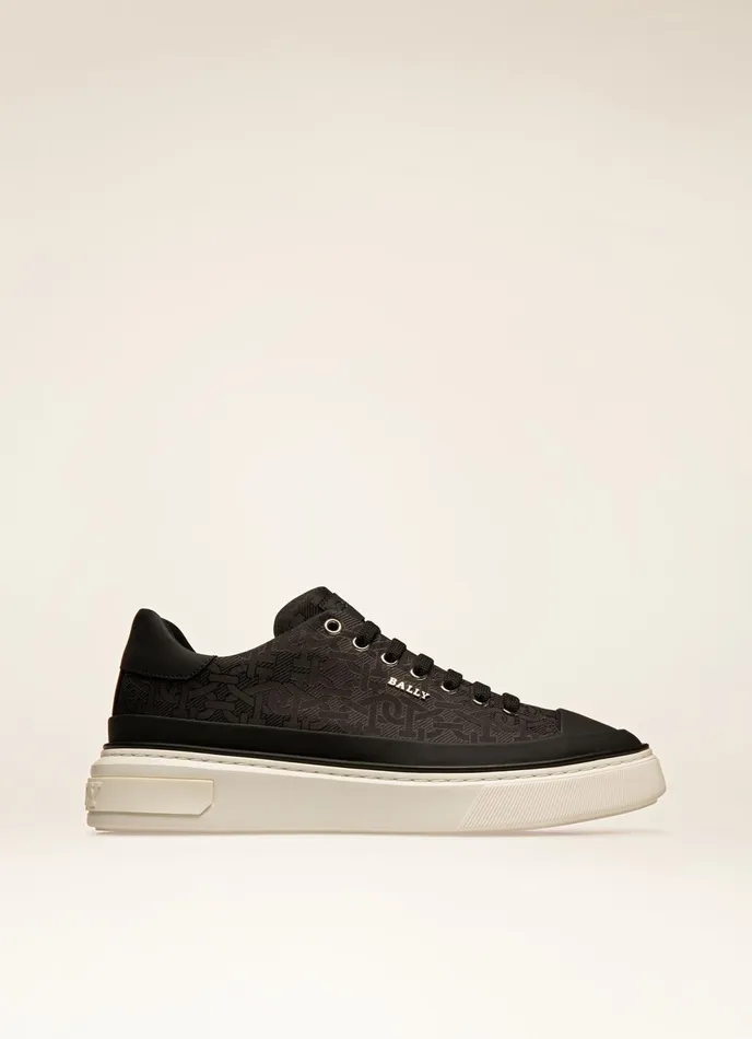 Men Bally Sneakers Maily 8211 Fabric Sneakers In Black