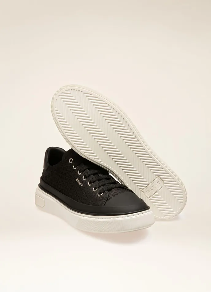 Men Bally Sneakers Maily 8211 Fabric Sneakers In Black
