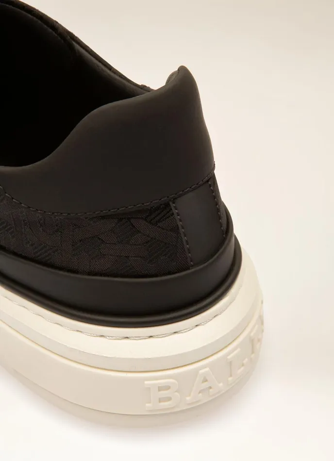 Men Bally Sneakers Maily 8211 Fabric Sneakers In Black