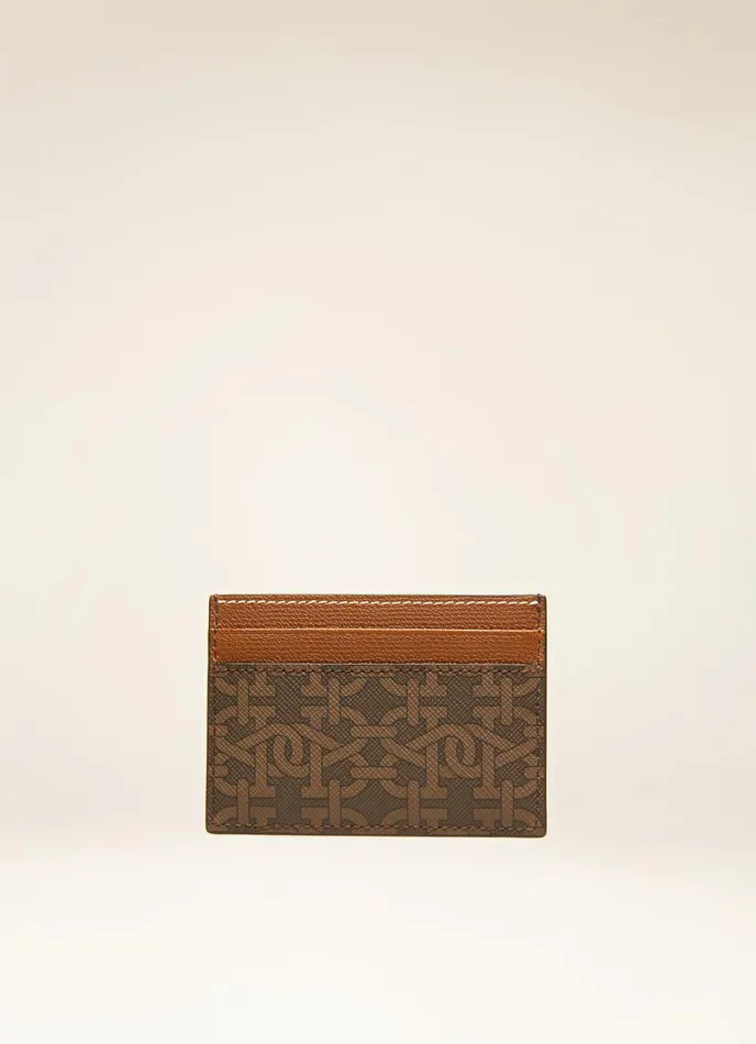 Men Bally Wallets Bhar 8211 TPU Card Holder In Brown