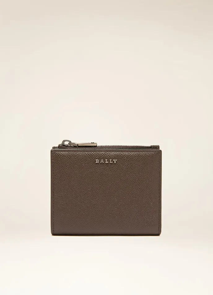Men Bally Wallets Bunner 8211 Leather Wallet In Ebony Brown
