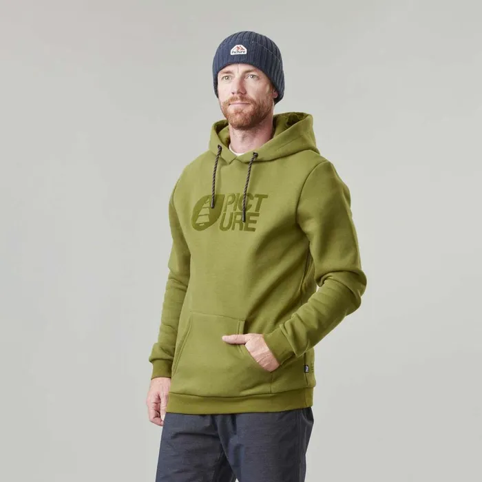 Men BASEMENT FLOCK HOODIE Picture Organic Clothing Sweats and Hoodies