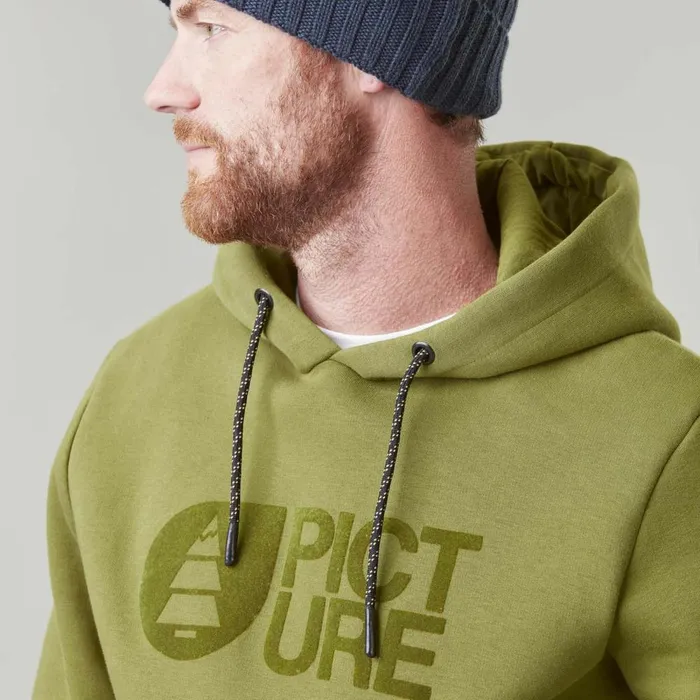 Men BASEMENT FLOCK HOODIE Picture Organic Clothing Sweats and Hoodies