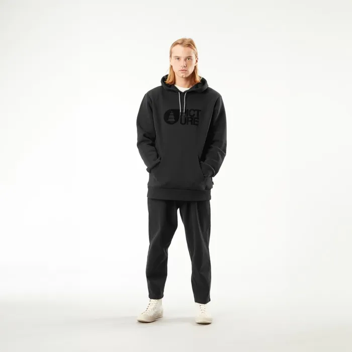 Men BASEMENT FLOCK HOODIE Picture Organic Clothing Sweats and Hoodies