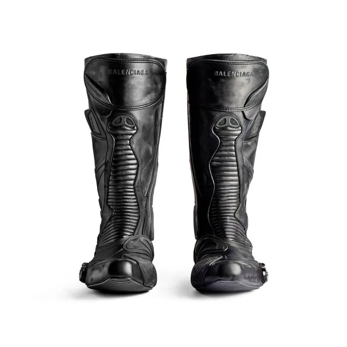 Men Boots and Derbies Balenciaga Biker Boot In Black
