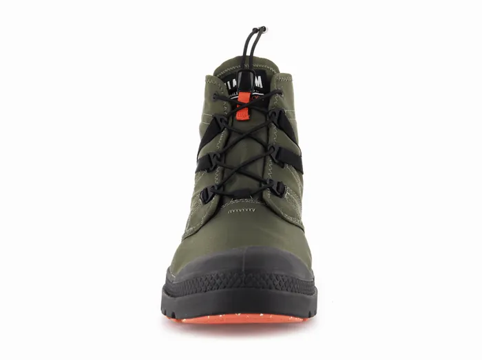 Men Boots PALLADIUM PAMPA TRAVEL LITE WATERPROOF Olive Night Men Boots PALLADIUM PAMPA TRAVEL LITE WATERPROOF Olive Night
