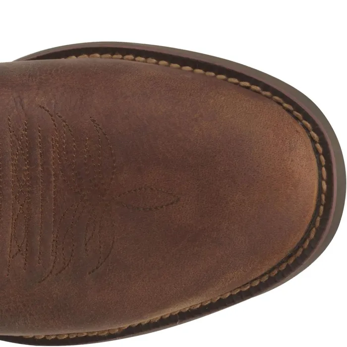 MEN Buster III 11034 Western Distressed Brown Justin Boots Western