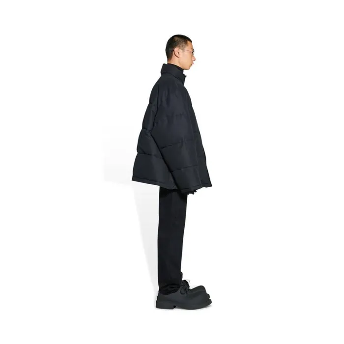 Men Coats and Jackets Balenciaga Boxy Puffer Jacket In Black