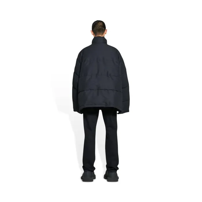 Men Coats and Jackets Balenciaga Boxy Puffer Jacket In Black