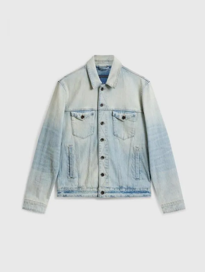 Men Coats And Jackets John Varvatos DIEGO TRUCKER Blue